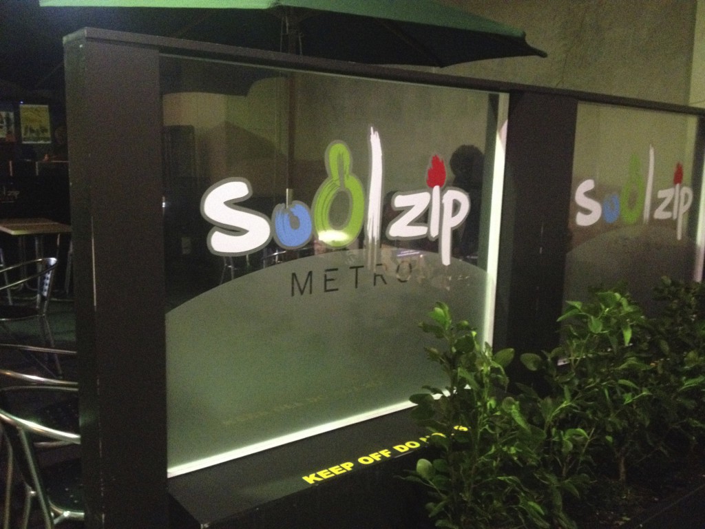 Sool Zip restaurant signage